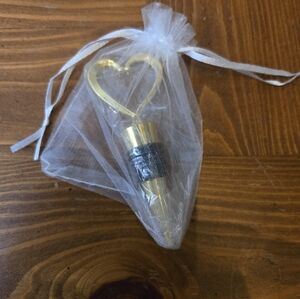 Gold Heart Wine Bottle Stopper - New!